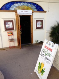 Front door to the kitchen