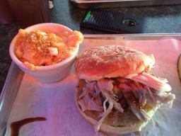 Smoked Turkey Sandwich with Mac & Cheese