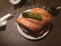 Veal Cutlet ala Parmigiana sandwich