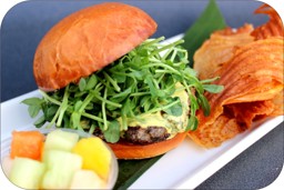 Spiced Lamb Burger as seen on Triple D