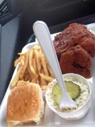 1/4 BBQ Chicken plate 