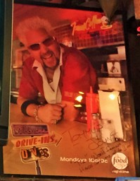 Triple D Poster at Tommy's Joynt