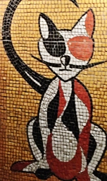 Tile Work Outside the front door - The Country Cat