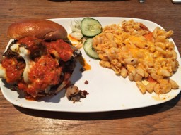 Triple "D" Meatball Burger at Folk Art