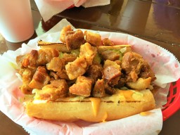 Pork Belly Po-Boy at Big & Little's