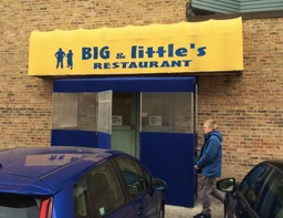 Out Front of Big & Little's in Chicago