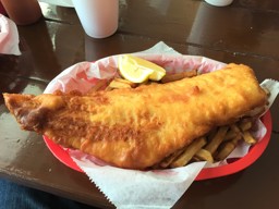 Beer Battered Cod at Big & Little's