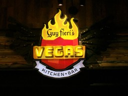 Entry Sign at Guy's Vegas Kitchen & Bar