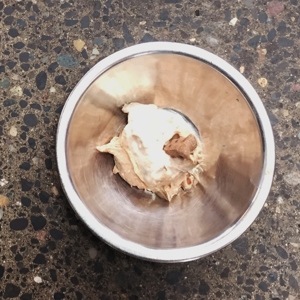 Tin Shed Garden Cafe - Peanut Butter & Bannana Doggie Ice Cream