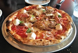 The Prosciutto Cotto & House Made Mozarella at Dough Pizzeria Napoletana