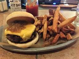Sebastians Steakhouse Burger - Brindle Room