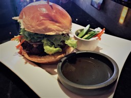 The "Banh-Mi" Burger at Bachi Burger