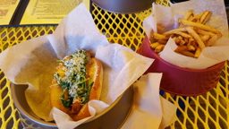 Sausage Soprano and fries