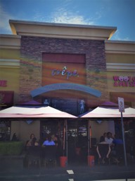 Out Front of  Crepe Expectations in Vegas