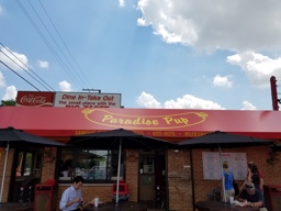 Front of Paradise pup