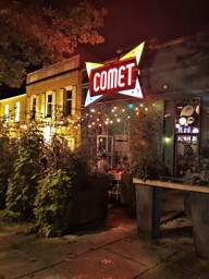Out Front of Comet Ping Pong in D.C.