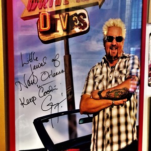 Triple D poster at Little Jewel of New Orleans