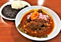 The Cochinita Pibil plate at Chichen Itza