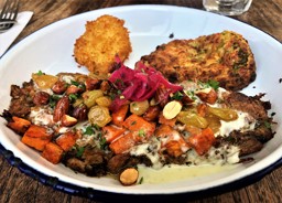 The Roasted Garlic & Herb Pork Hash at ediBOL