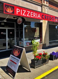 Out Front of Pizzeria Credo