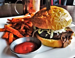 Balsamic Braised Short Rib Burger at Prohibition