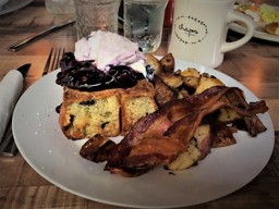Blueberry French Toast at Chaps Coffee Co