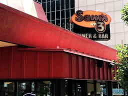 Out front of Sam's #3 in Downtown Denver.