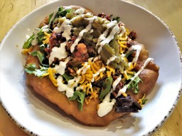 Triple D Special Indian Fried Bread at Tocabe in Denver
