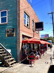 Out front of Sisters & Brothers in the Georgetown neighborhood of Seattle
