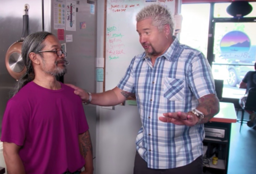 Guy Fieri with the Owner