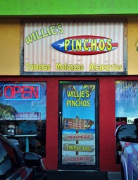 Out front of Willie Pinchos in Orlando, FL