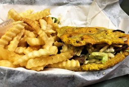 Steakstrami Jibarito at Willie Pinchos in Orlando, FL
