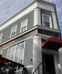 Out Front of the Red Door in the Fremont neighborhood of Seattle.