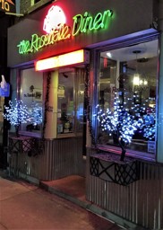 Out front of Rosedale Diner in Toronto, ON