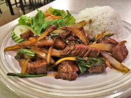 The Shaking Beef dish - Saigon Noodle & Grill in Orlando