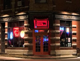 Out Front of Kuma's Corner in Chicago
