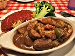 The Chicken Pisano dinner at Mama Cozza's