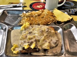 The S.O.S. plate at Paul's Coffee Shop