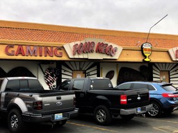 Out Front of Four Kegs in Las Vegas, NV