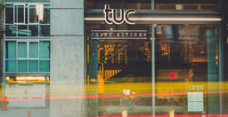 a look from the outside and the logo