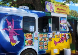 Out Front of Big Wave Shrimp on the North Shore