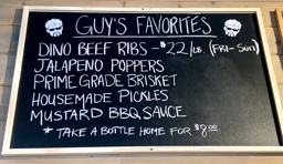 Menu Board - Porter’s BBQ