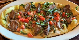 White Bean and Steak Pizza at Tin Roof Grill