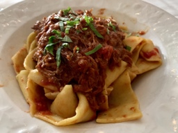Tuscan Ragu over Homemade Pappardelle