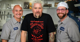 The owners with Guy Fieri