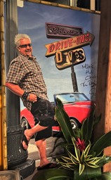 Triple D Poster at Mike's Huli Huli