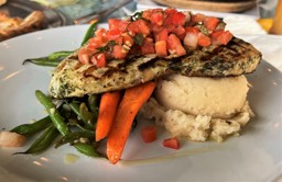 Grilled Swordfish at Nico's Pier 38