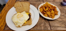 Landmark Restaurant Diner Egg & Sausage Sandwich