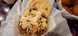 Pinky's Westside Grill Asian Pork Burger