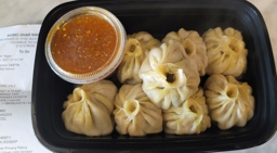 Jhol Momo 8 pieces at Momo Ghar in the North Market